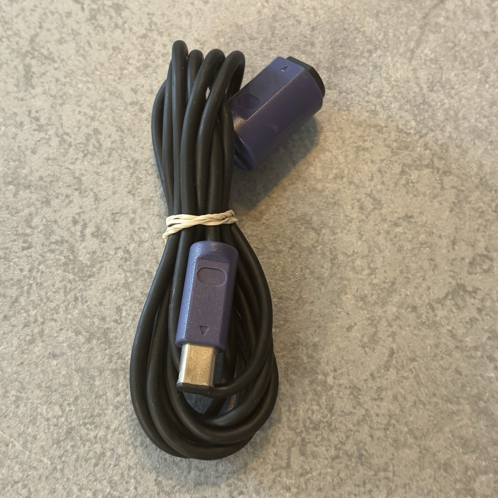 Indigo Purple Nintendo Gamecube Controller Extension Cable Wire